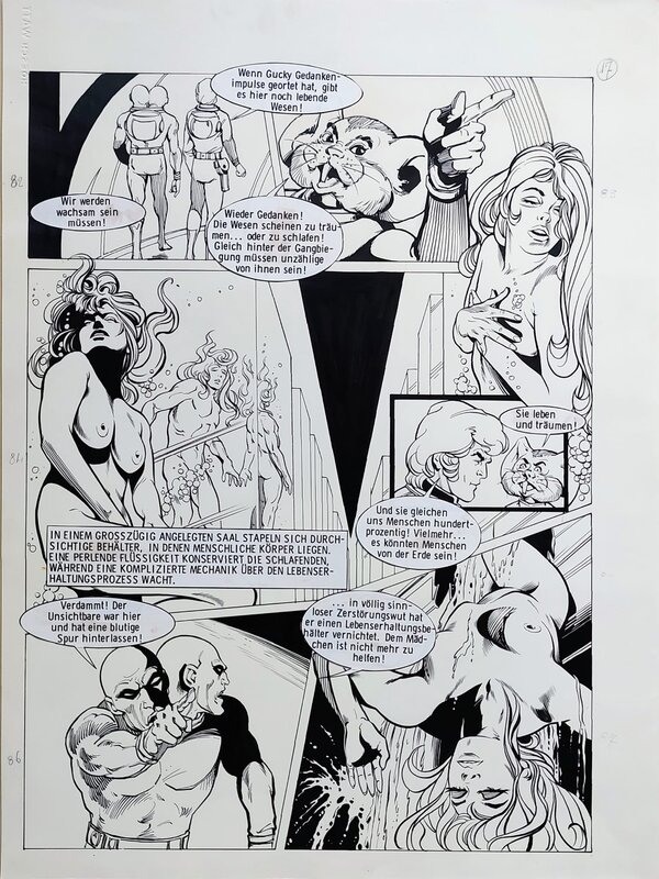 For sale - Massimo Belardinelli, Perry Rhodan #72 - Verloren in Raum und Zeit pg 17 - Comic Strip