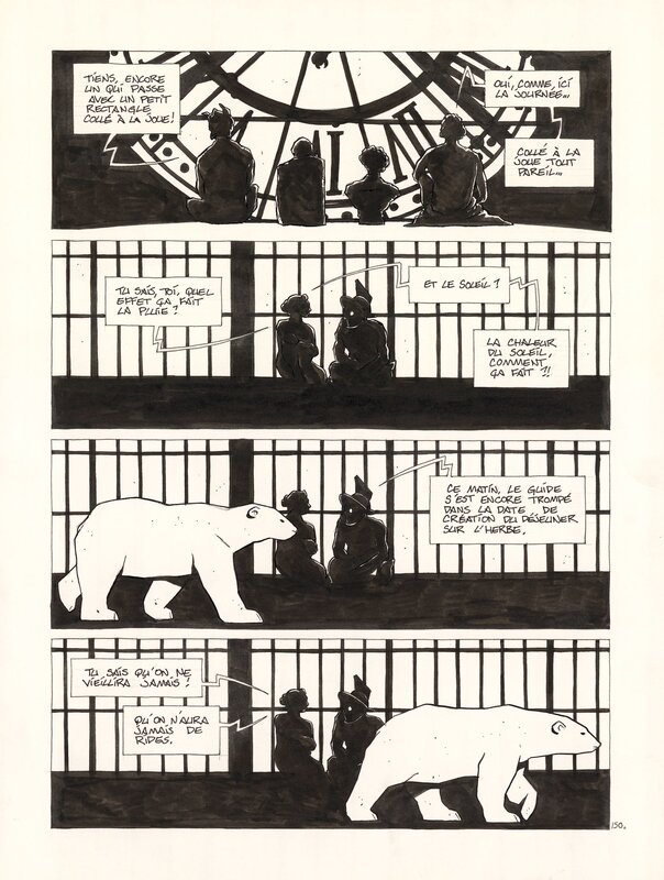 Christophe Chabouté, Exception n°1 : Planche n°150 de Musée - Planche originale