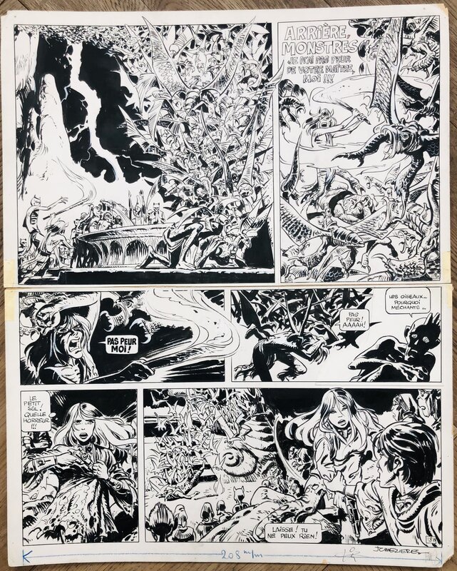 Jean-Claude Mézières - Valérian & Laureline - Les Oiseaux du Maître (5) - 1973 - p18 - Planche originale