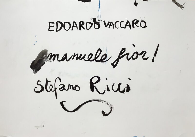Concerto disegnato par Eddy Vaccaro, Manuele Fior, Stefano Ricci - Dédicace