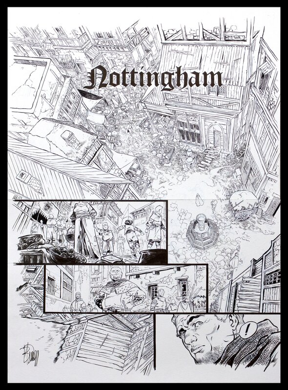Nottingham T3 Pl 1 by Benoit Dellac - Comic Strip