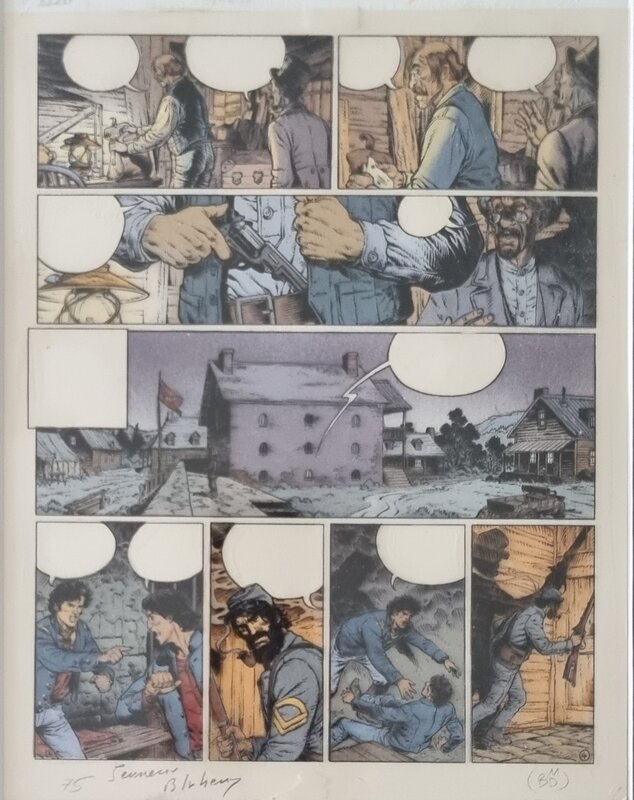 Michel Blanc-Dumont, La jeunesse de blueberry mise en couleur - Comic Strip