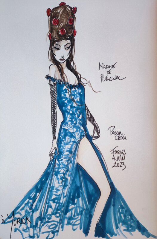 Pascal Croci, Marie-Antoinette (one shot) - Sketch
