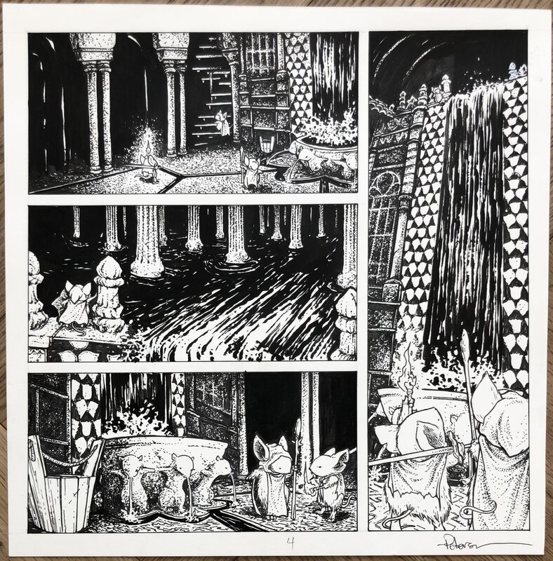 For sale - David Petersen - Mouse Guard - Winter 1152 - 2008 - #5 p4 - Comic Strip