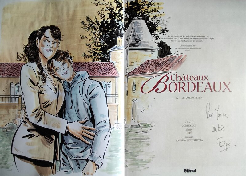 Espé, Châteaux Bordeaux T.12 Le sommelier - Dédicace