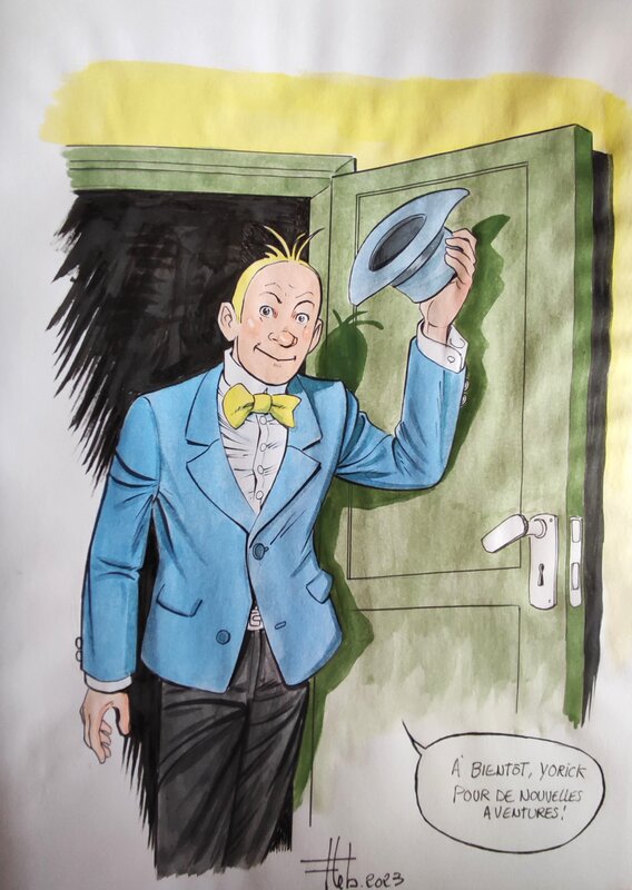 Fabrice Lebeault, Fondation Z (one shot) - Sketch