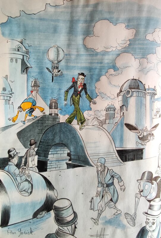 Fabrice Lebeault, Horologium T.4 La nuit du requinqueur - Sketch