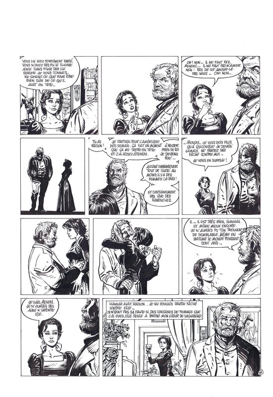 Franz, Jean Annestay, Hannah 3 - L'irrésistible ascension, planche 34 - Planche originale