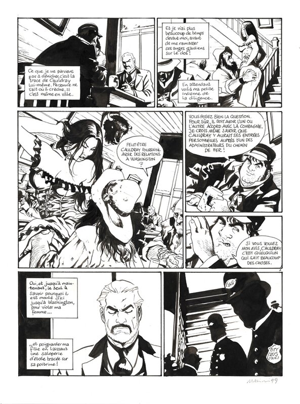 Enrico Marini, Stephen Desberg, L'etoile du Désert - Tome 2, planche 8 - Comic Strip