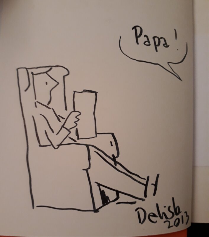 Le mauvais père by Guy Delisle - Sketch