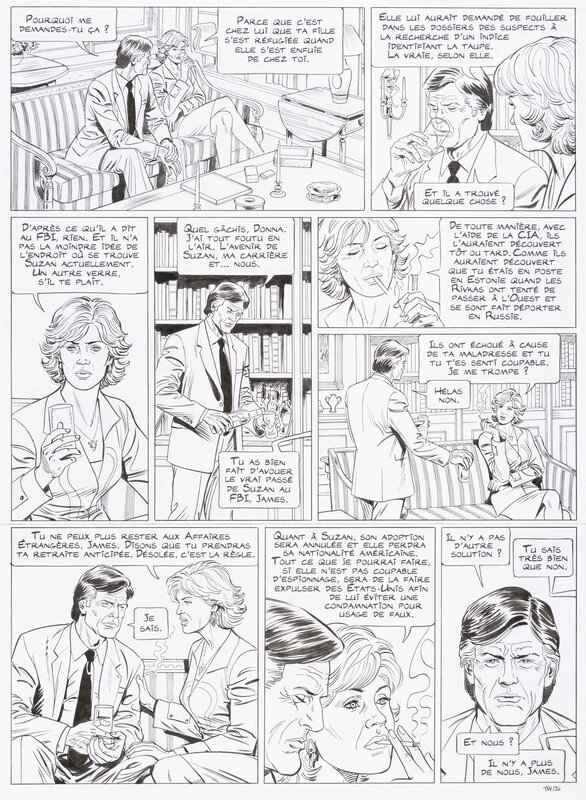 Philippe Aymond, Lady S. - Une Taupe a Washington - T5 p26 - Comic Strip