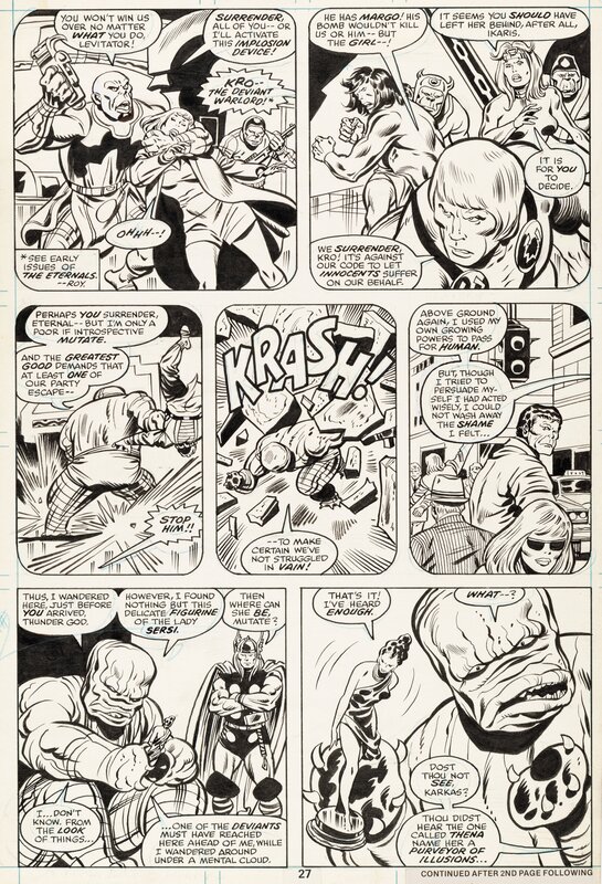 Thor - #285 p15 by John Buscema, Chic Stone - Comic Strip