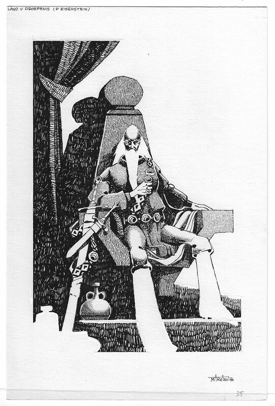 Marvano, Fata Morgana (Eisenstein - The Land of Sorrow) - Illustration originale