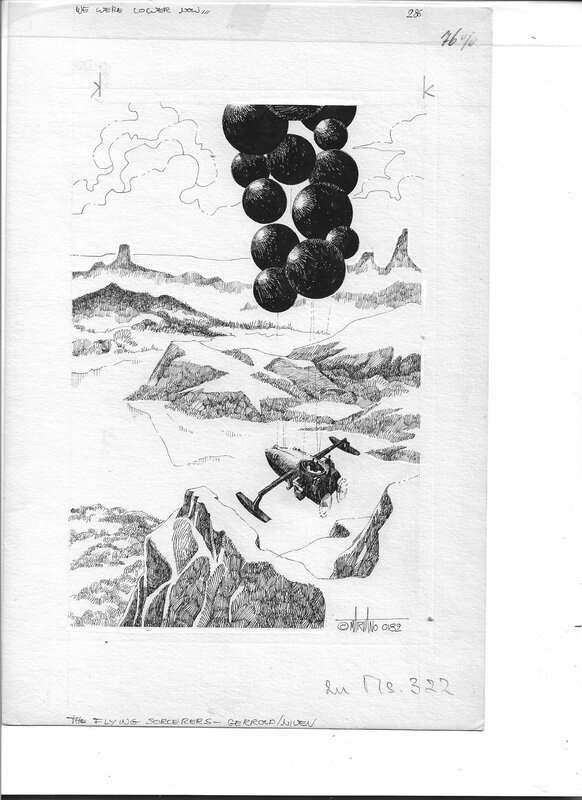 Marvano, The Flying Sorcerers 1/12 - Original Illustration