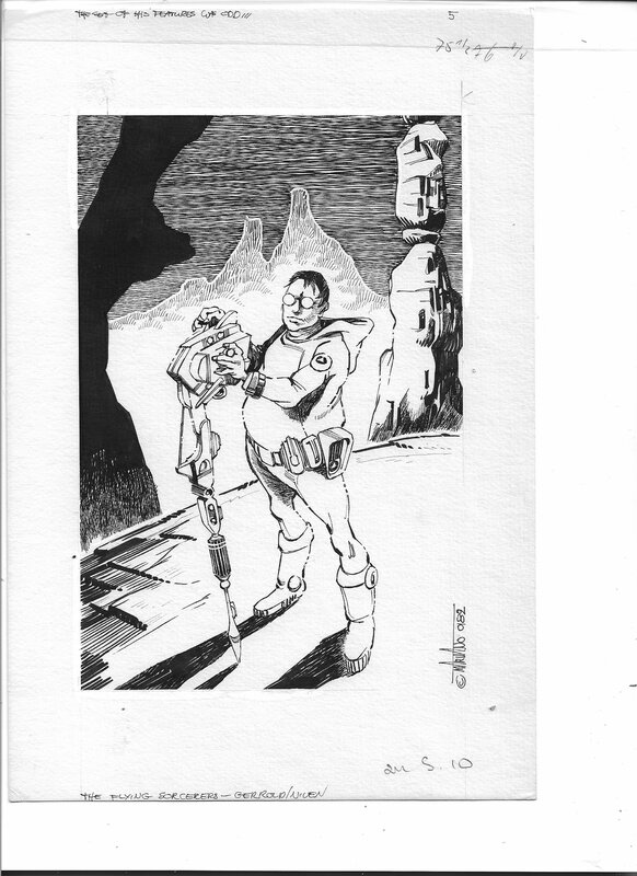 Marvano, The Flying Sorcerers 2/12 - Illustration originale