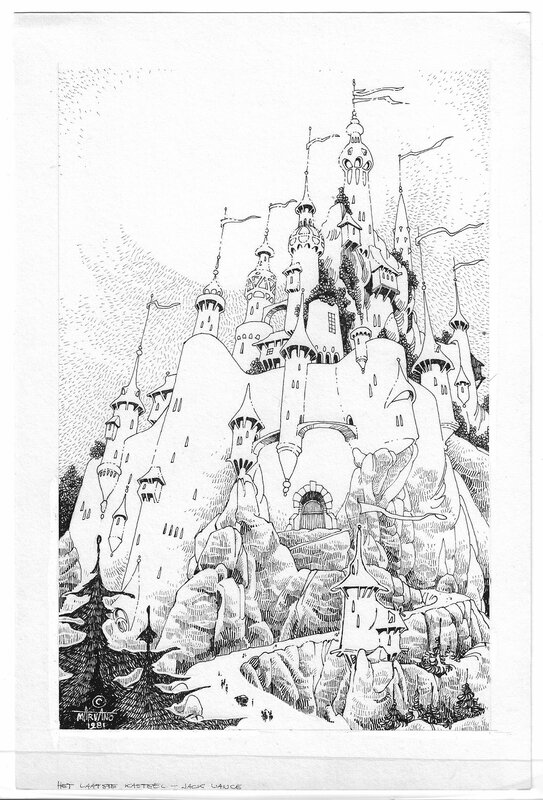 Marvano, The Last Castle (Jack Vance) - Original Illustration