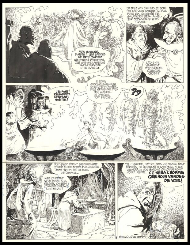 Grzegorz Rosinski, Jean Van Hamme, 1982 - Thorgal - Tome 6 - La chute de Brek Zarith - Comic Strip
