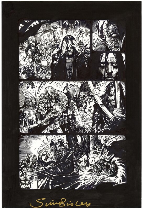 Simon Bisley, The Four Horsemen of the Apocalypse - Comic Strip