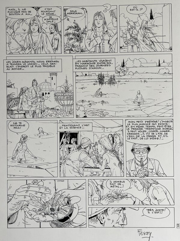 Ferry, De kronieken van Panchrysia  originele pagina - Comic Strip