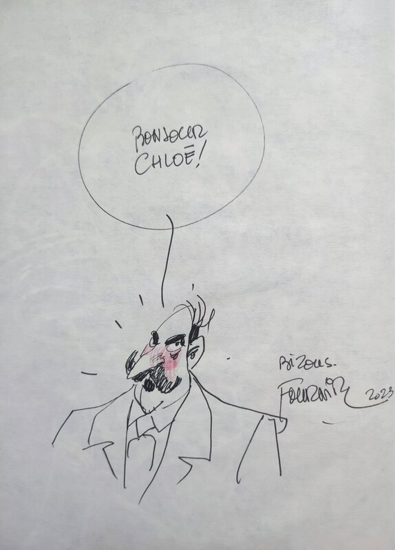 Jean-Claude Fournier, Les aventures de Spirou et Fantasio T.26 Du cidre pour les étoiles - Dédicace