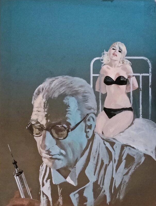 Karel Thole - Cover Art for unknow book - Original Illustration