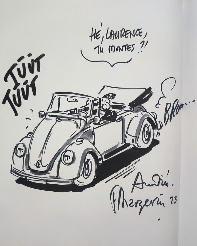 Frank Margerin, Lucien (et cie) T.10 Père et fils - Dédicace
