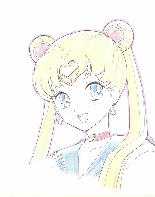 Sailor moon by kazuko tadano - Original Illustration
