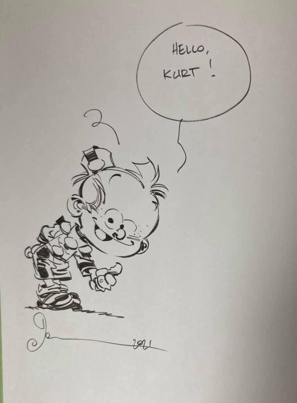 Kleine Robbe dedi par Dan Verlinden - Planche originale