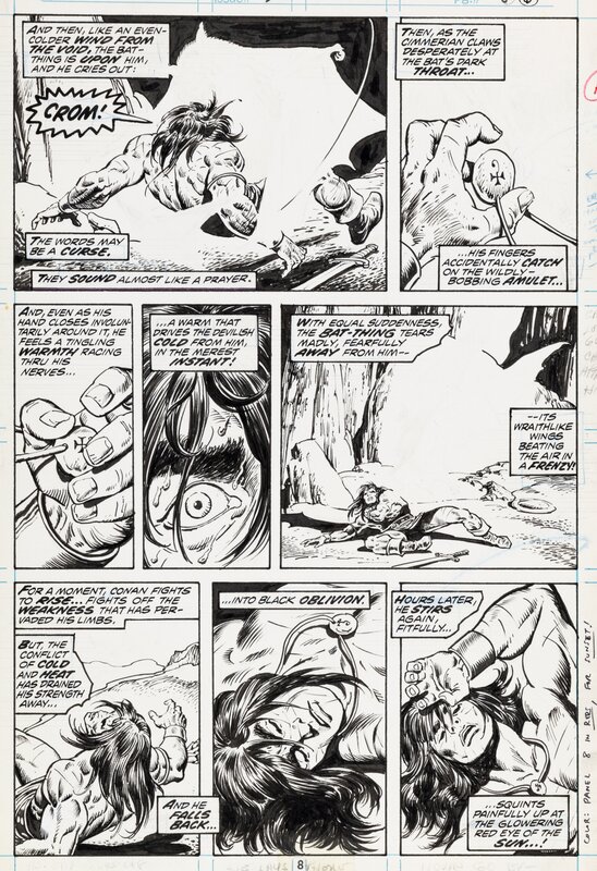 John Buscema, Ernie Chan, Conan the Barbarian - Les créatures de Nergal - #30 p.6 - Comic Strip