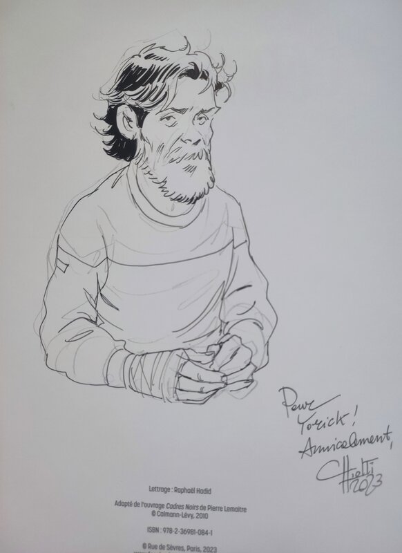 giuseppe liotti, Cadres noirs T.2 Pendant - Dédicace