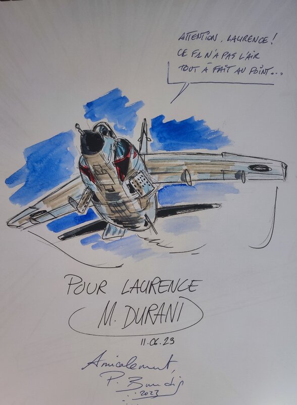 Matthieu Durand, Patrice Buendia, Une aventure classic de Tanguy et Laverdure T.1 Menace sur mirage F1 TL - Sketch