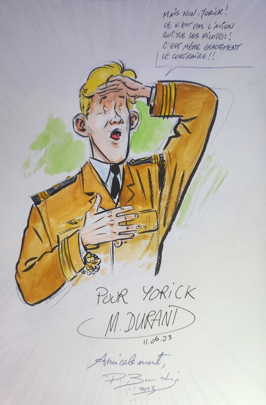 Matthieu Durand, Une aventure classic de Tanguy et Laverdure T.2 L'avion qui tuait ses pilotes TL - Sketch