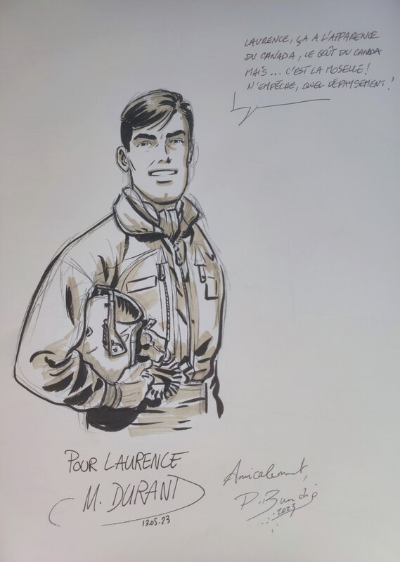 Matthieu Durand, Patrice Buendia, Une aventure classic de Tanguy et Laverdure T.5 Le mystère du sabbre jaune - Sketch