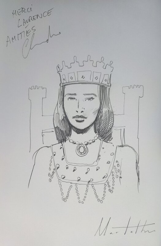 Claudio Montalbano, Marie Tudor La reine sanglante T.1 - Dédicace