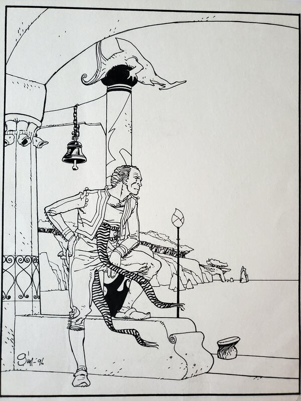 Gine, Finkel  illustration originale - Original Illustration