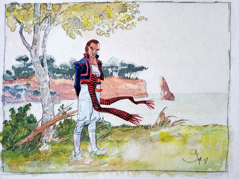 Gine, FINKEL   couleur directe - Original Illustration