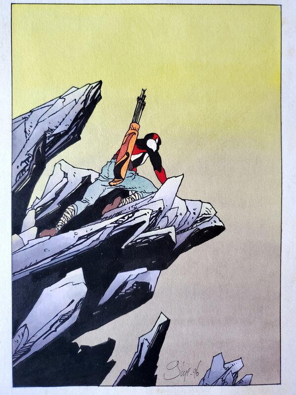 Gine, FINKEL    couleur directe - Original Illustration