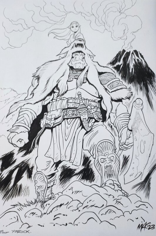 Gianluca Maconi, Elfes T.12 La reine des Sylvains - Sketch