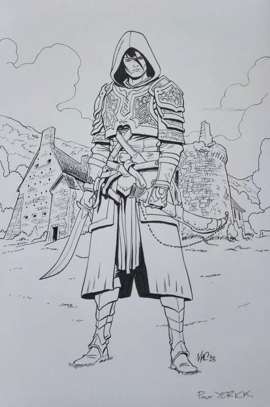 Gianluca Maconi, Elfes T.17 Les sang noir des Sylvains - Sketch