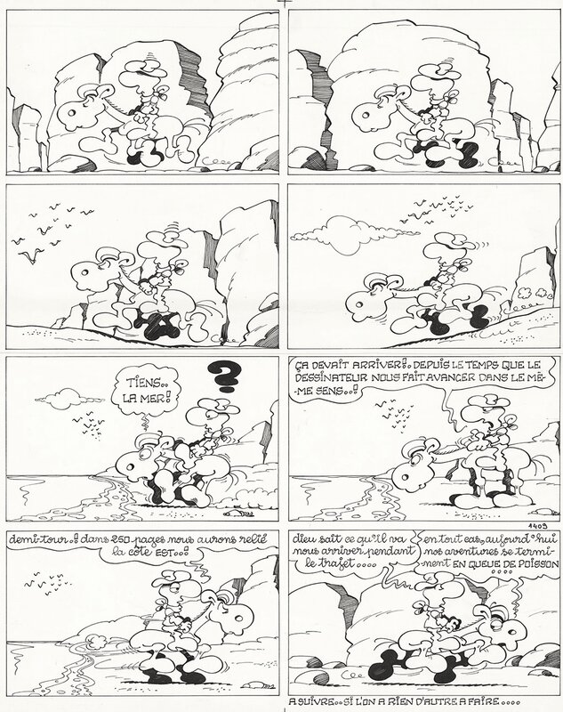 Poirier, Horace le cheval de l'ouest, Pif Gadget#171, 1972. - Comic Strip