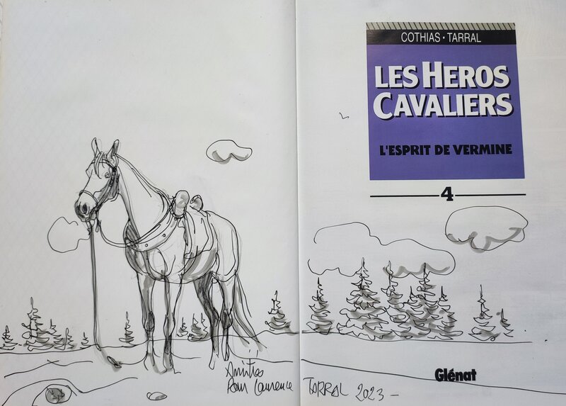 Philippe Tarral, Les héros cavaliers T.4 L'esprit de vermine - Dédicace