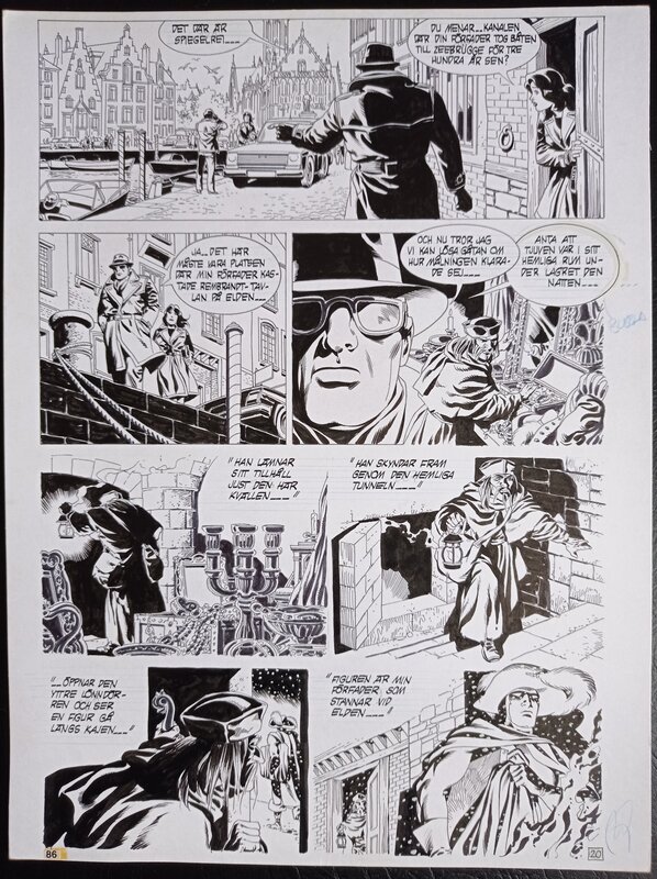 J-Y Mitton  - The Phantom  - Mort à Bruges - Comic Strip