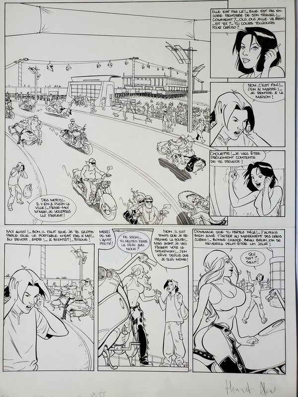 Alain Henriet, GOLDEN CUP T1 DAYTONA - Comic Strip