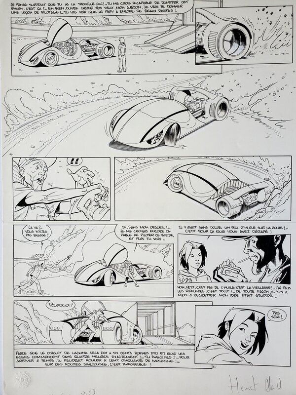 Alain Henriet, GOLDEN CUP T1 DAYTONA - Comic Strip