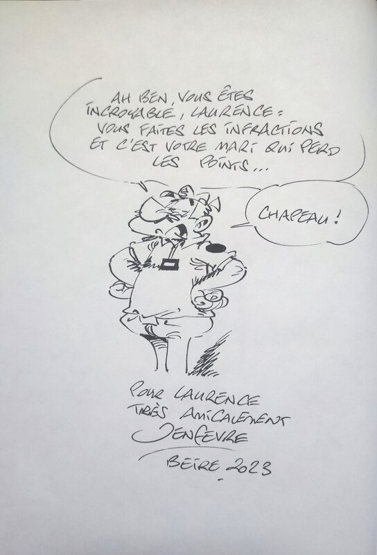Henri Jenfevre, Les Gendarmes T.2 Procès vert pâle! - Sketch