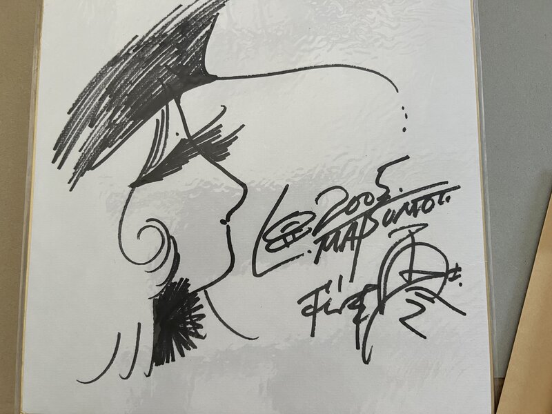 Leiji Matsumoto Shikishi, Galaxy express 999 - Sketch