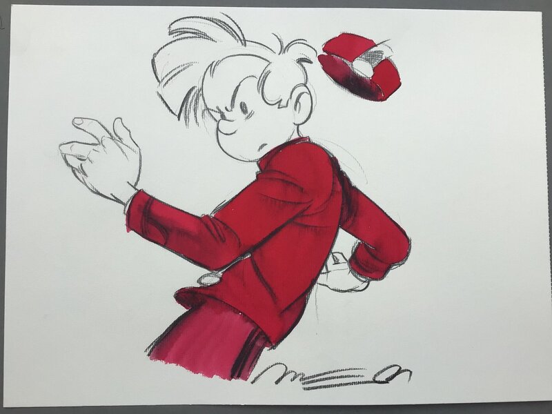 Spirou par Jose Luis Munuera - Illustration originale
