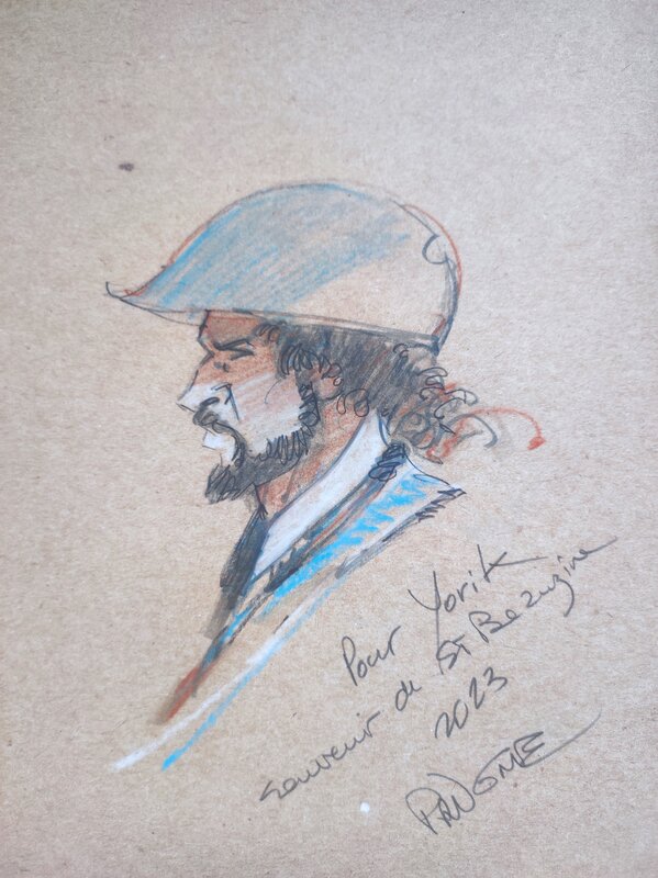 Patrick Prugne, Pocahontas (TL Bulle au Mans) - Sketch