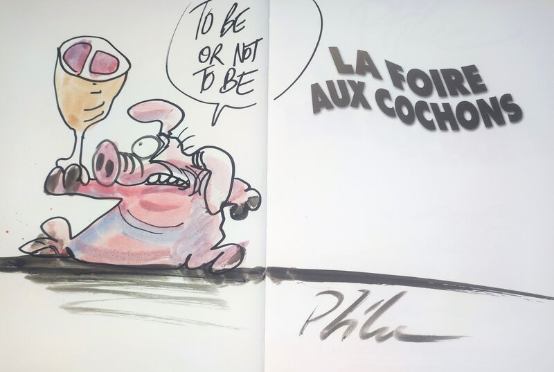Ptiluc, La foire aux cochons L'art d'accommoder les restes T.1 - Dédicace