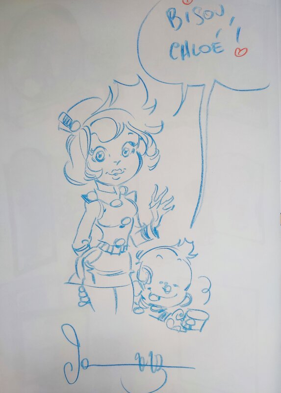 Dan Verlinden, Le petit Spirou T.16 T'es gonflé - Dédicace